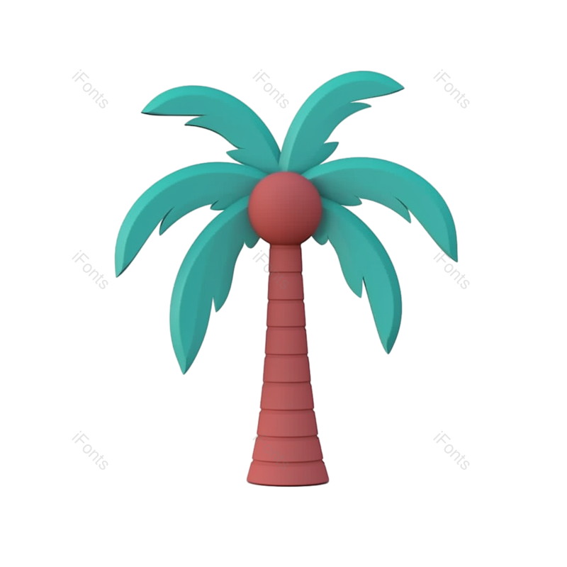元素图片,夏天元素,椰子PNG,植物免抠素材